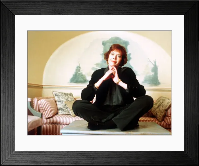 Framed Print : Sylvia Kristel Black clothing Living room House Original Emmanuelle