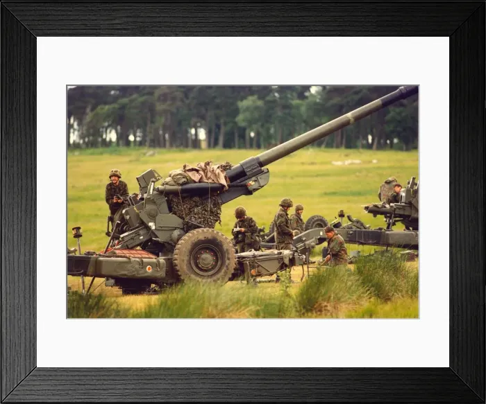 Framed Print : The gunners of the Royal Artillery make the last minute adjustments before firing Framed Print : The gunners of the Royal Artillery make the last minute adjustments before firing