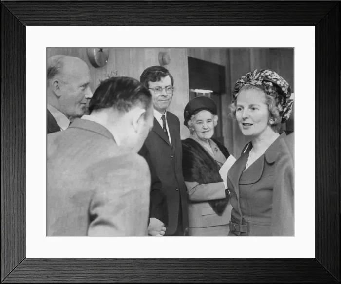 Framed Print : Margaret Thatcher opening Wearside College of Education at Sunderland Framed Print : Margaret Thatcher opening Wearside College of Education at Sunderland