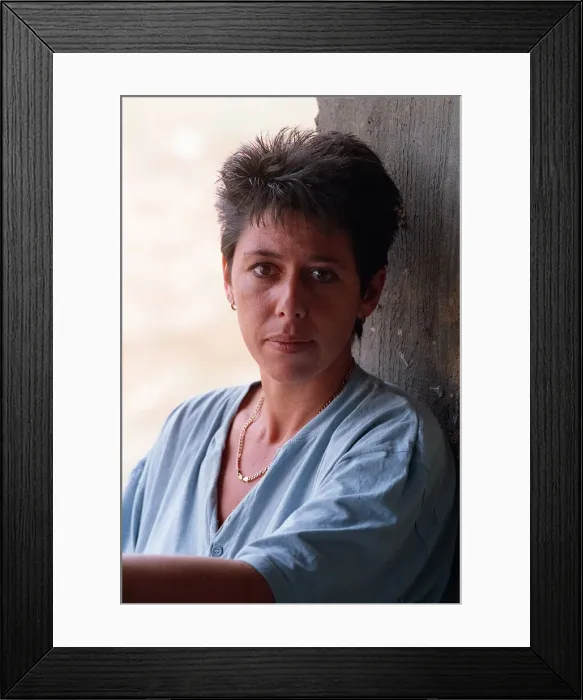 Framed Print : Aid worker Sally Becker in Bosnia 1993 Sally Becker was dubbed the Angel of Framed Print : Aid worker Sally Becker in Bosnia 1993 Sally Becker was dubbed the Angel of