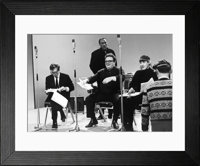 Framed Print : Spike Milligan March 1966 Harry Seacombes life story with Spike Milligan