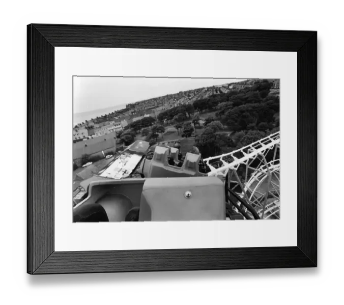 Framed Print : The Spanish City amusement park in Whitley Bay Holidaymakers enjoy Framed Print : The Spanish City amusement park in Whitley Bay Holidaymakers enjoy