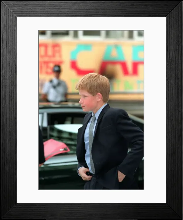 Framed Print : Prince Harry August 98 Framed Print : Prince Harry August 98