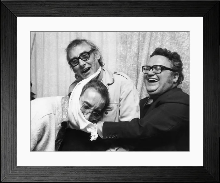 Framed Print : The Goons British radio comedy team 1972 Framed Print : The Goons British radio comedy team 1972