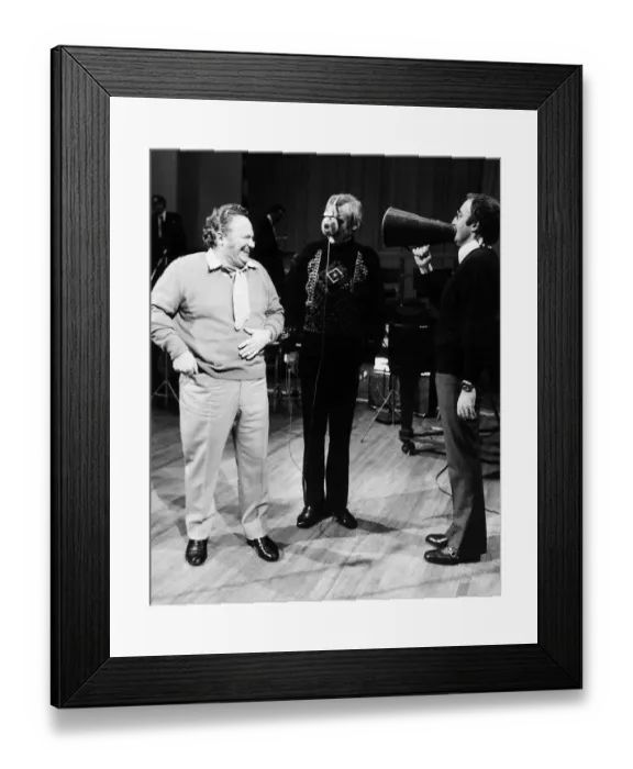 Framed Print : The Goons British radio comedy team 1972 Framed Print : The Goons British radio comedy team 1972