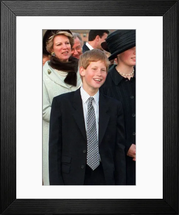 Framed Print : Queens Golden wedding celebrations November 1997 Prince Harry at Naval College Framed Print : Queens Golden wedding celebrations November 1997 Prince Harry at Naval College