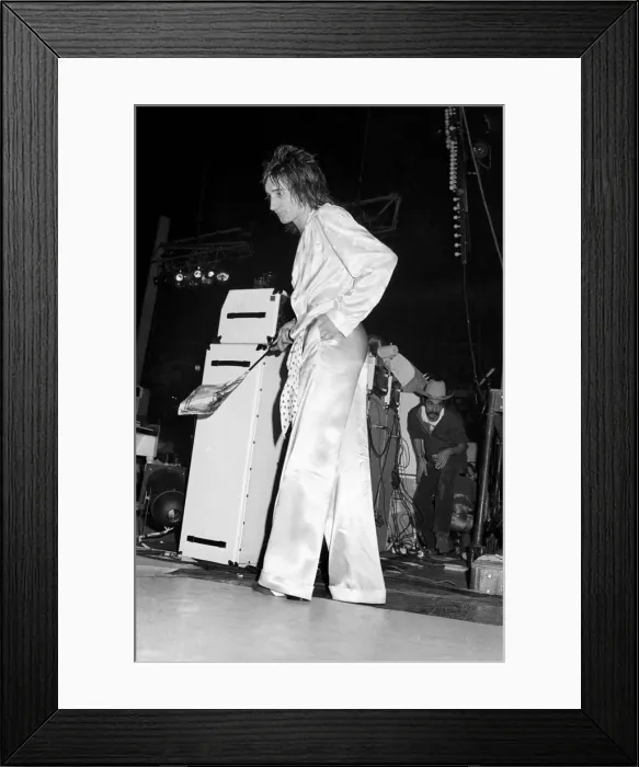 Framed Print : The Faces tour of the USA and Canada, February and March 1975 Framed Print : The Faces tour of the USA and Canada, February and March 1975