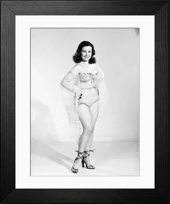 Framed Print : Clothing: Fashion: Underwear: Bra and knickers. 1966 E125 Framed Print : Clothing: Fashion: Underwear: Bra and knickers. 1966 E125