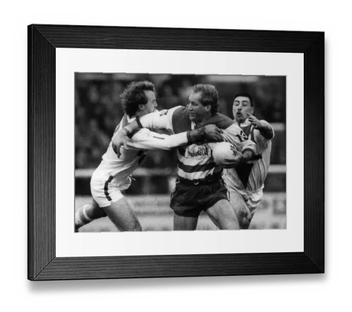 Framed Print : Action during the St Helens v Oldham rugby league match Framed Print : Action during the St Helens v Oldham rugby league match