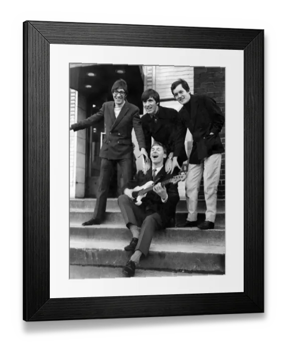 Framed Print : Pop group The Shadows outside the ABC Studios Hank Marvin on the left with Bruce Framed Print : Pop group The Shadows outside the ABC Studios Hank Marvin on the left with Bruce