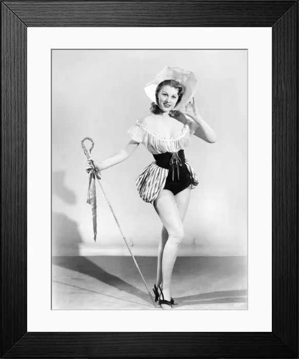 Framed Print : Model dressed as Little Bo Pepe. Circa 1957 Framed Print : Model dressed as Little Bo Pepe. Circa 1957