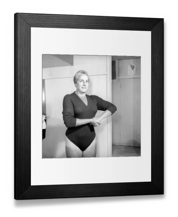 Framed Print : Fashion: Biagio hair style. August 1957 Framed Print : Fashion: Biagio hair style. August 1957