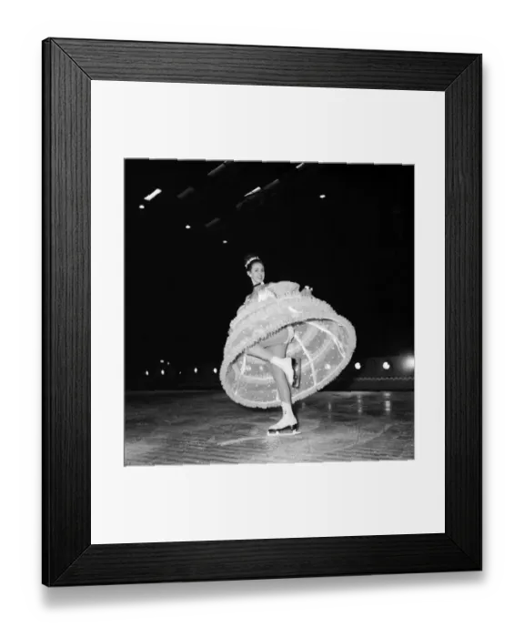 Framed Print : Skaters in costume for the holiday on ice show at Wembley. 1957 Framed Print : Skaters in costume for the holiday on ice show at Wembley. 1957