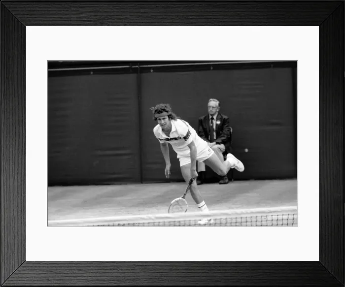 Framed Print : Wimbledon Tennis: Mens Finals 1981: John McEnroe v. Bjorn Borg Framed Print : Wimbledon Tennis: Mens Finals 1981: John McEnroe v. Bjorn Borg
