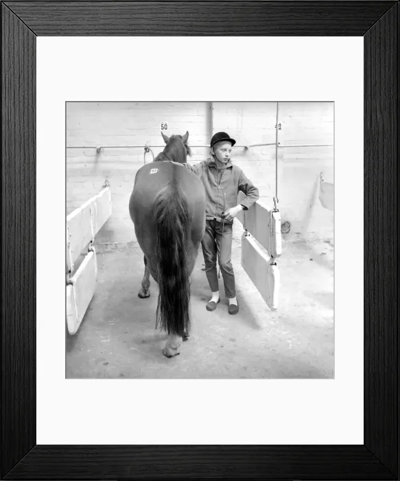 Framed Print : General scene at the Brixton horse auctions. 1961 C48-014 Framed Print : General scene at the Brixton horse auctions. 1961 C48-014