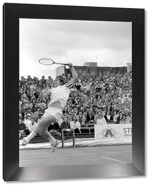 Tennis at Queens Club. Stella Artois. John McEnroe of USA in action. June 1980 80-03117