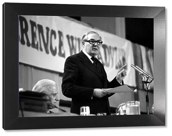 Labour politician James Callaghan during a debate on the Common Market