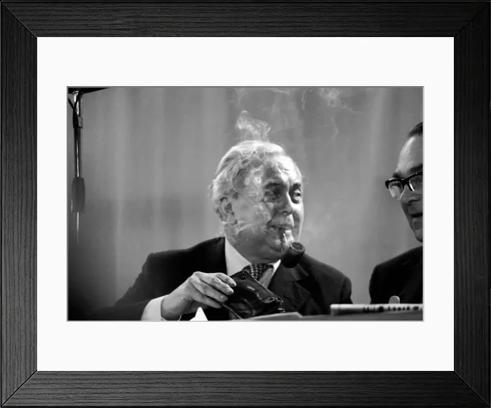 Framed Print : Prime mInister Harold Wilson during a debate on the Common Market Framed Print : Prime mInister Harold Wilson during a debate on the Common Market