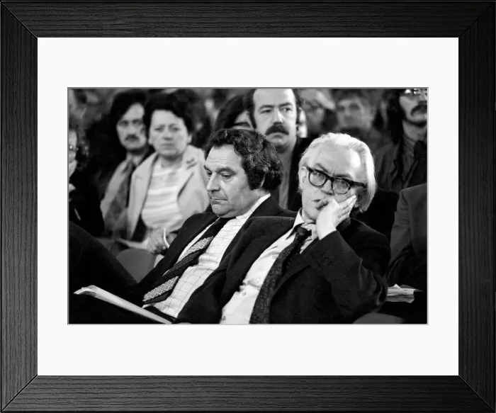 Framed Print : Michael Foot during a debate on the Common Market. Staying inside the Common Market will