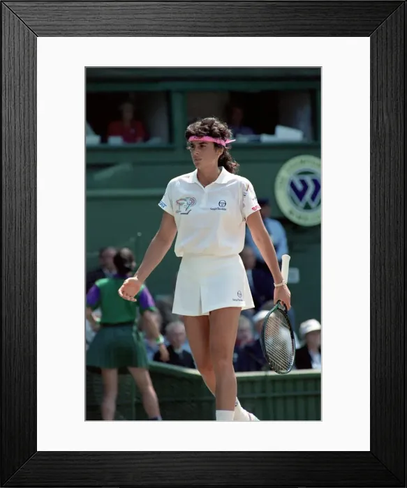 Framed Print : All England Lawn Tennis Championships at Wimbledon. Ladies Singles Semi Final match Framed Print : All England Lawn Tennis Championships at Wimbledon. Ladies Singles Semi Final match
