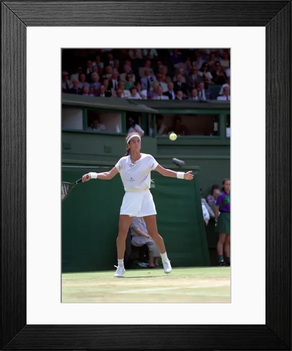 Framed Print : All England Lawn Tennis Championships at Wimbledon. Ladies Singles Semi Final match Framed Print : All England Lawn Tennis Championships at Wimbledon. Ladies Singles Semi Final match