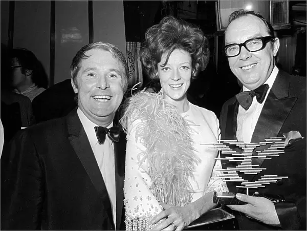 TV and Film Awards March 1970 at the London Palladium Maggie Smith back stage at