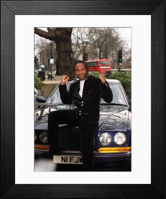 Framed Print : NIGEL BENN AT A PRESS CONFERENCE TODAY AT THE LONDON DORCHESTER