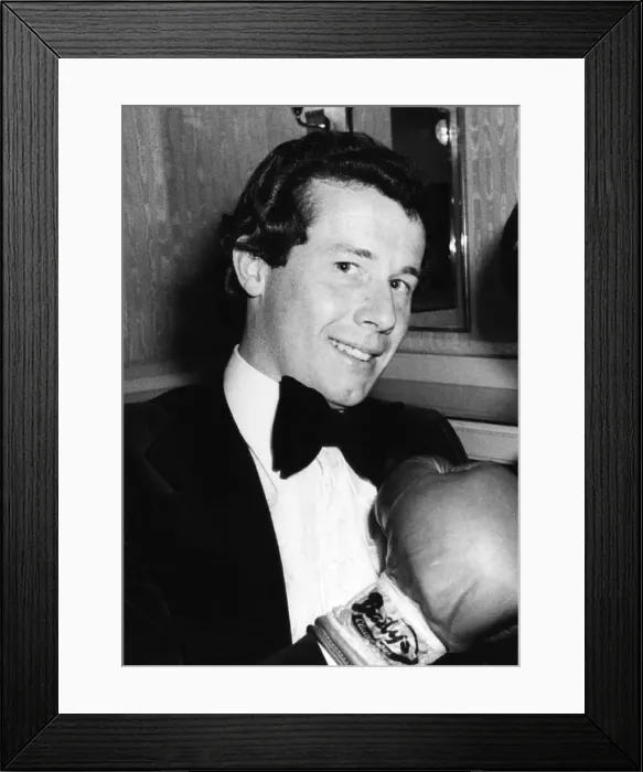 Framed Print : Liam Brady at a charity boxing match Sept 1979 Framed Print : Liam Brady at a charity boxing match Sept 1979