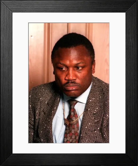 Framed Print : Joe Frazier former heavyweight Boxing champion October 1989 Framed Print : Joe Frazier former heavyweight Boxing champion October 1989