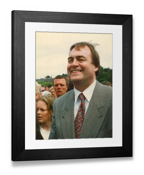 Framed Print : John Prescott attends the Durham miners gala Framed Print : John Prescott attends the Durham miners gala