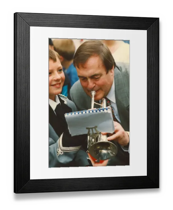 Framed Print : John Prescott attends the Durham miners gala
