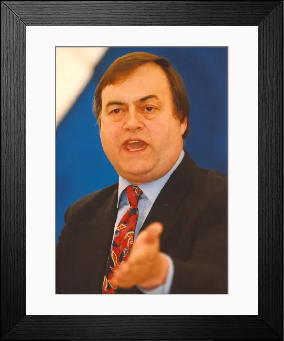 Framed Print : John Prescott during a speech