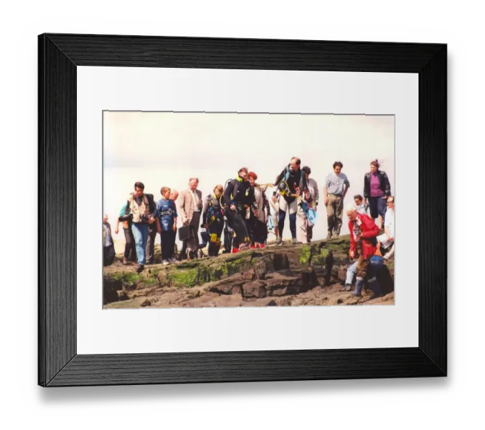 Framed Print : John Prescott scuba diving to highlight World Ocean day at Whitley Bay Framed Print : John Prescott scuba diving to highlight World Ocean day at Whitley Bay