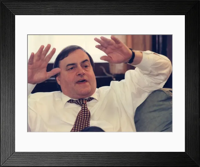 Framed Print : John Prescott in an interview with Journal political editor Andrew Parker
