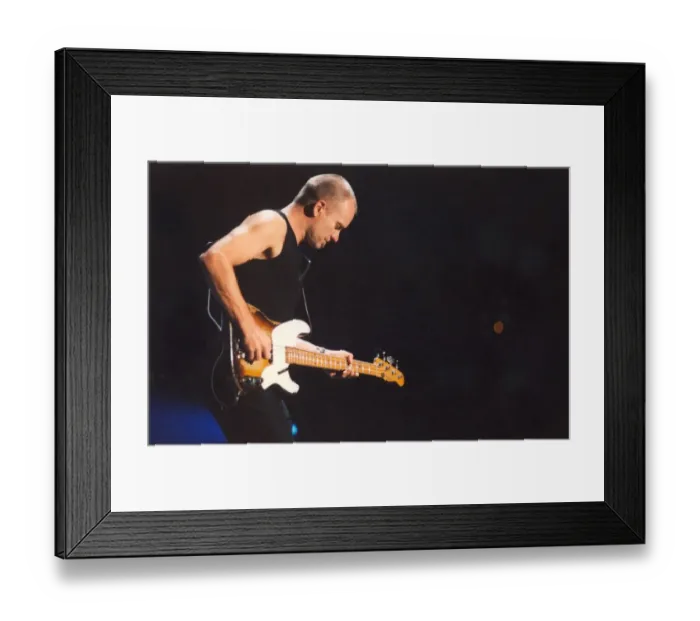 Framed Print : Lib - Singer  /  songwriter Sting in concert at the Newcastle Arena, 24th November 1996