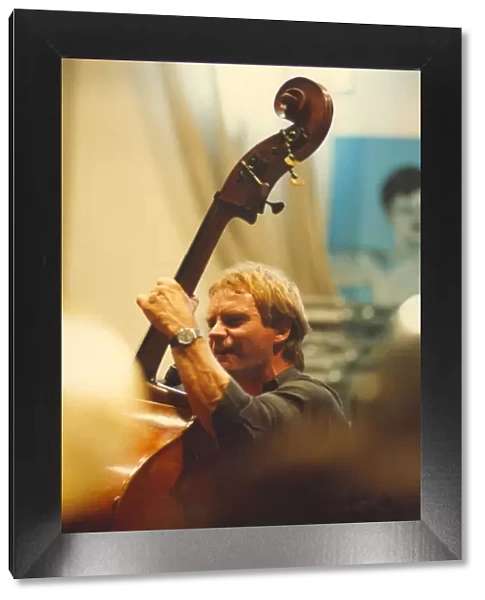 Lib - Singer  /  songwriter Sting during rehearsals in Jesmond, Newcastle