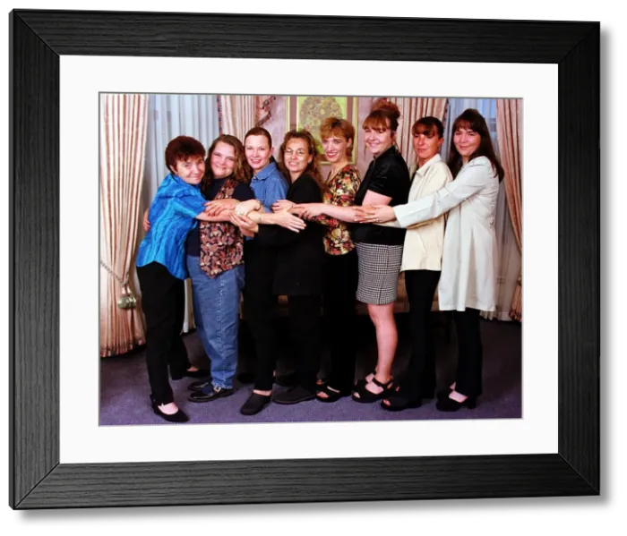Framed Print : Left to right Lillian Derbyshire Shonda, Shelly, Sherri, Shirin Mira Framed Print : Left to right Lillian Derbyshire Shonda, Shelly, Sherri, Shirin Mira