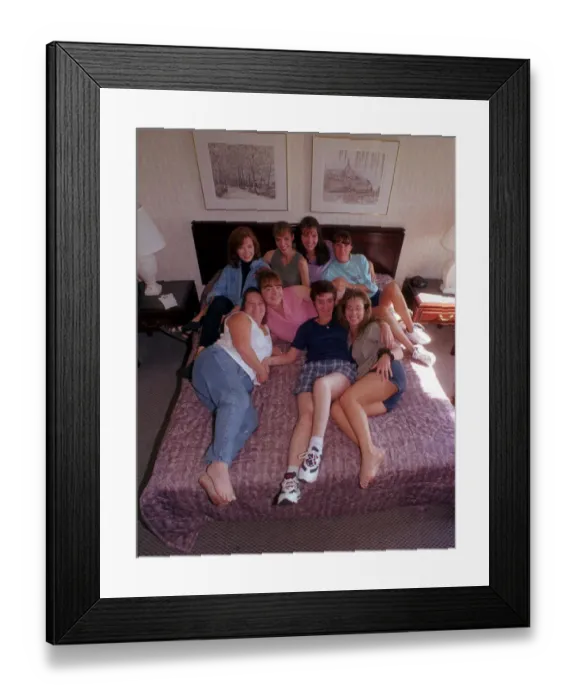 Framed Print : Lillian Derbyshire with all her girls October 1999 in South Bend Indiana Framed Print : Lillian Derbyshire with all her girls October 1999 in South Bend Indiana
