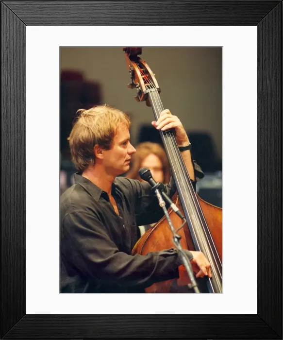 Framed Print : Lib - Singer  /  songwriter Sting during rehearsals in Jesmond, Newcastle
