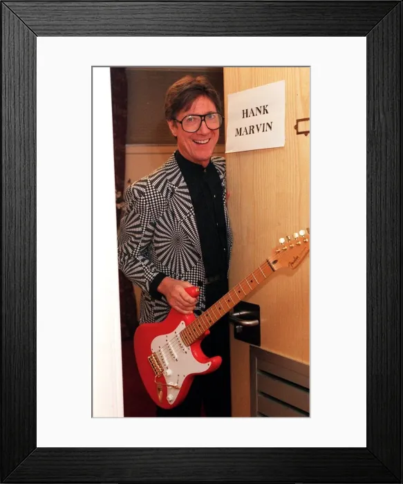 Framed Print : Hank Marvin October 1998 Glasgow Royal Concert Hall Music
