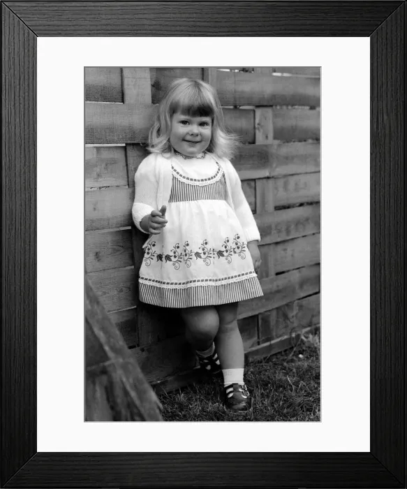 Framed Print : Louise Brown at home in Bristol Louise was the first test tube baby