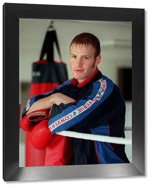 Steven Maguire boxer June 1997 In club in Glenrothes