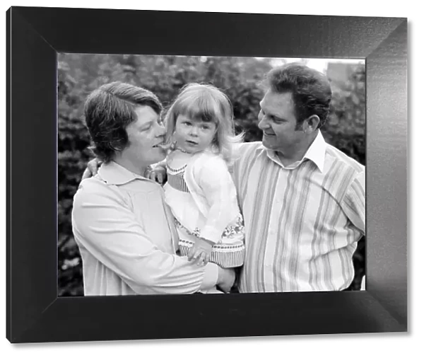 Louise Brown and her parents Lesley and John Brown at home in Bristol Louise was