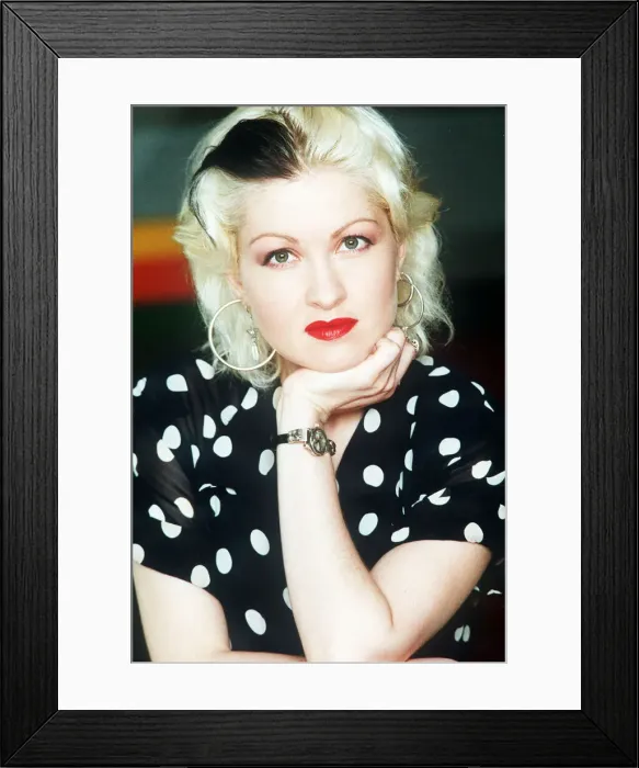 Framed Print : Cyndi Lauper Singer Framed Print : Cyndi Lauper Singer
