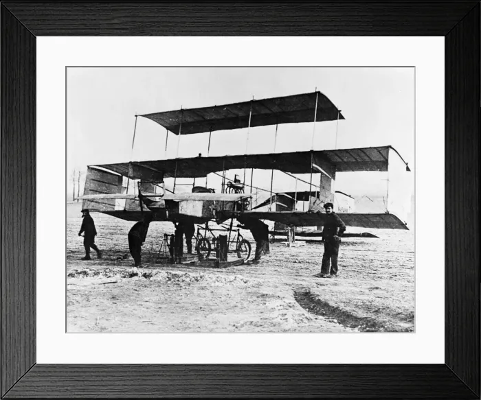 Framed Print : The Moore - Brabazon aeroplane. The first resident Englishman to make an officially Framed Print : The Moore - Brabazon aeroplane. The first resident Englishman to make an officially