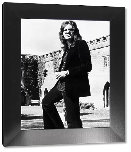 David Coverdale Pop Singer of Pop Group Deep Purple in the grounds of Clearwell Castle
