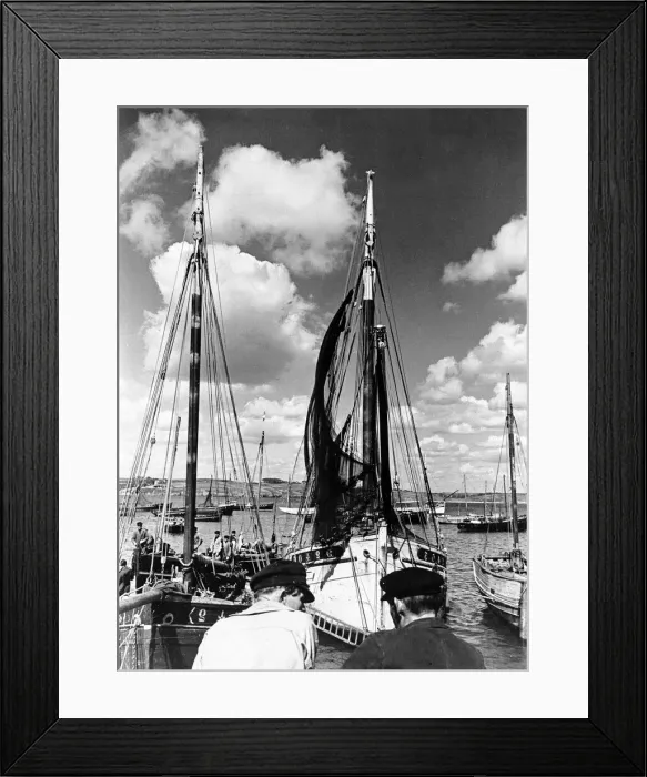 Framed Print : Brittany France Fishermen from a fishing village on the south coast of Brittany dry Framed Print : Brittany France Fishermen from a fishing village on the south coast of Brittany dry