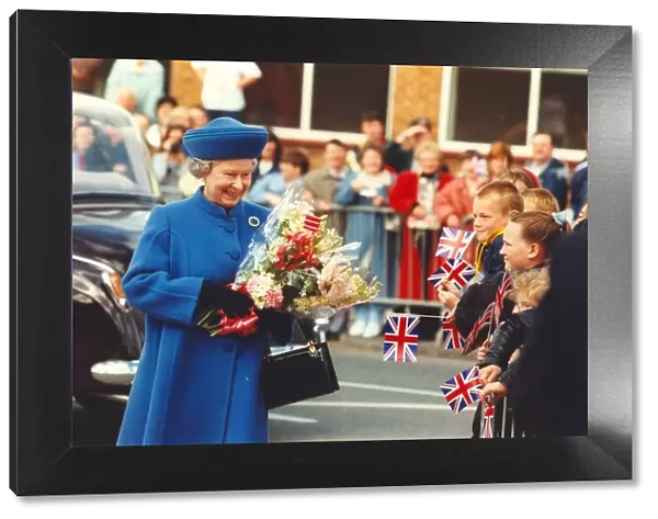 Queen Elizabeth II and Prince Philip visit South Tyneside on walkabout meeting local