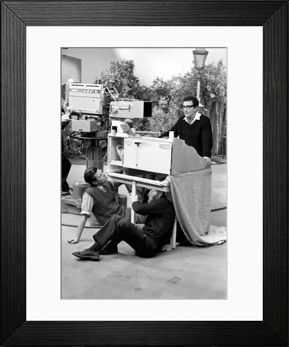 Framed Print : TV programmes Square World': Michael Bentine seen here on the set of Framed Print : TV programmes Square World': Michael Bentine seen here on the set of