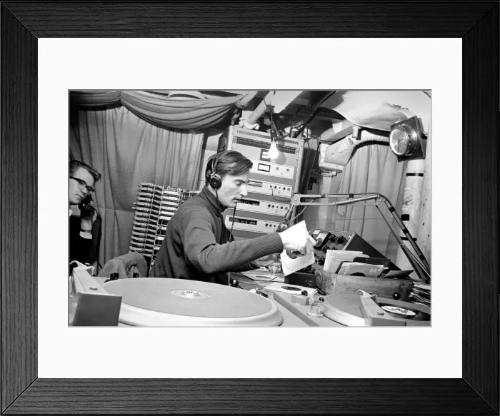 Framed Print : Radio London: Pirate Radio Station. General scene around the Motor Vessel Galaxy which is Framed Print : Radio London: Pirate Radio Station. General scene around the Motor Vessel Galaxy which is